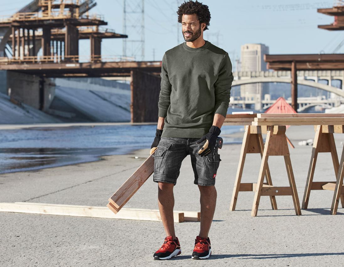 e.s. Sweatshirt vintage poly cotton
