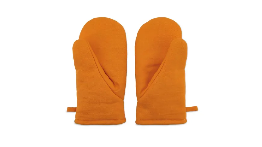 REMEMBER Ofenhandschuhe Nr. 3, 2er-Set orange