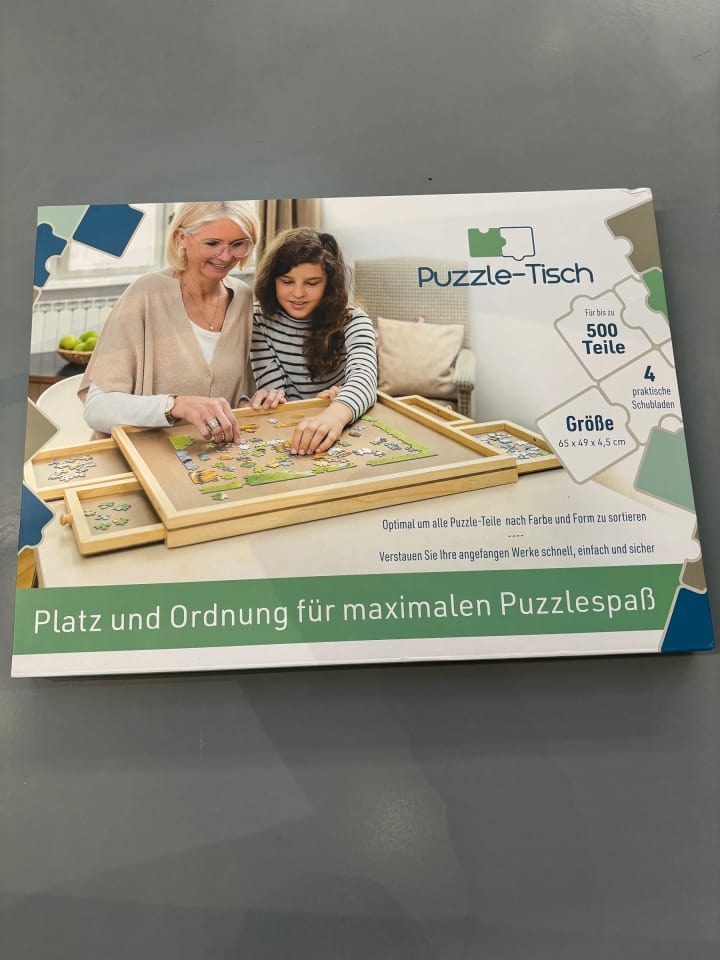MediaShop Spielzeug Puzzle Tisch in Ohne Farben günstig kaufen onesize
