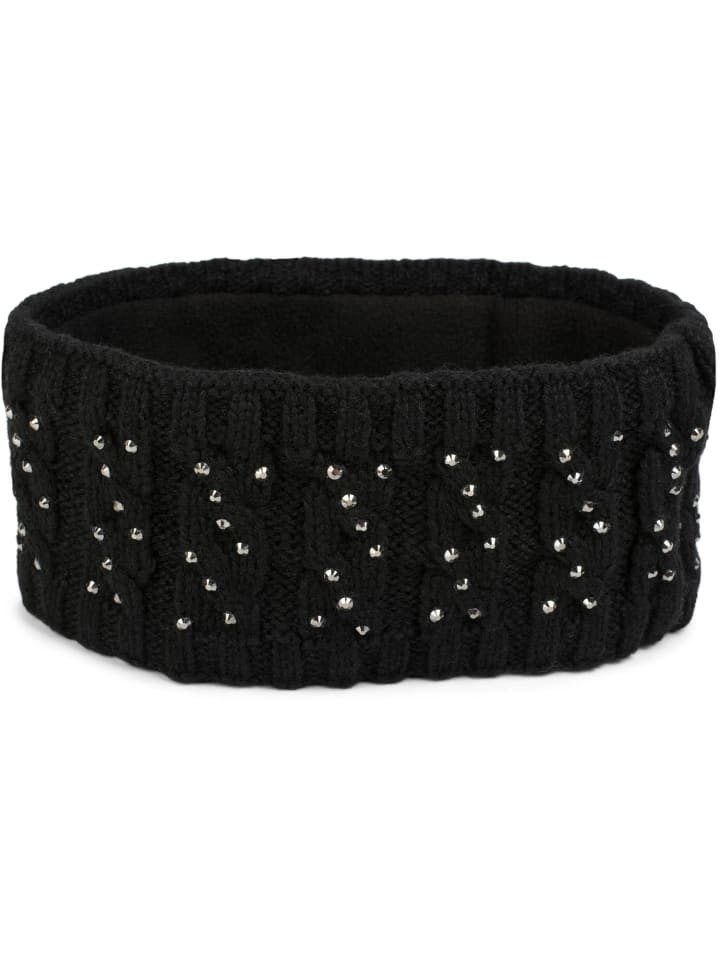 styleBREAKER Strick Stirnband in Schwarz günstig kaufen onesize
