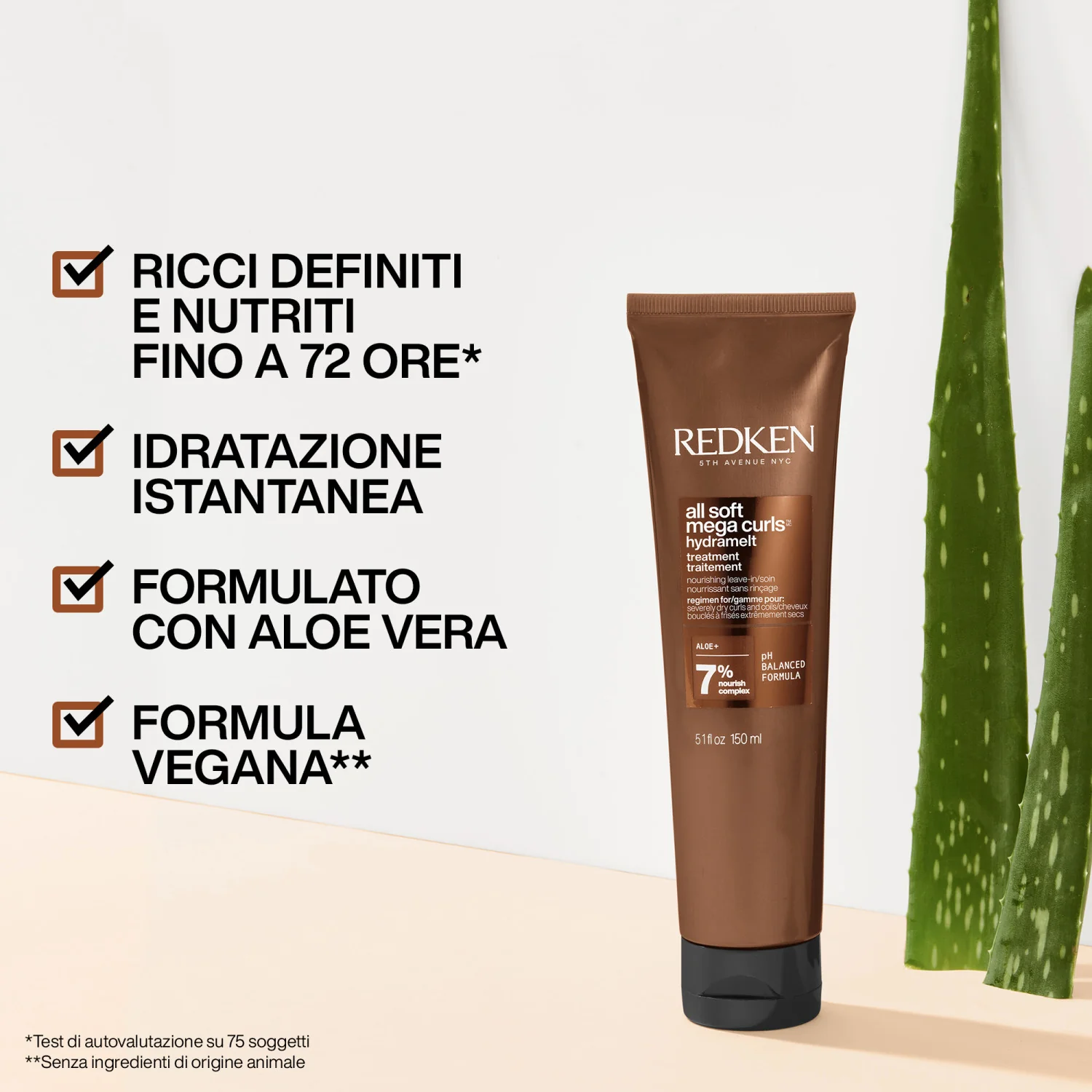 All Soft Mega Curls Hydramelt Trattamento Leave-In - Crema Capelli Styling & Finish