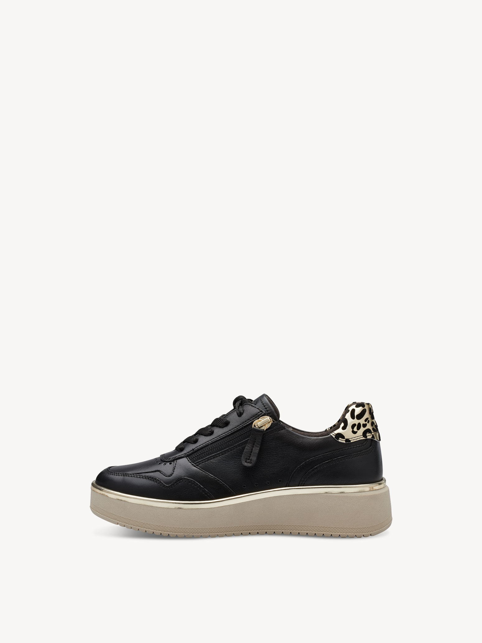 Basket en cuir - noir