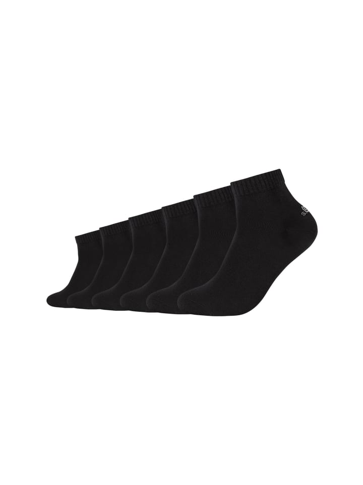 S. Oliver Kurzsocken 6er Pack originals in Schwarz günstig kaufen