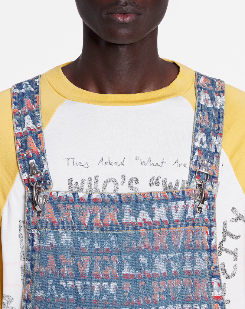 SALOPETTE AMPLE IMPRIMÉE LANVIN X FUTURE