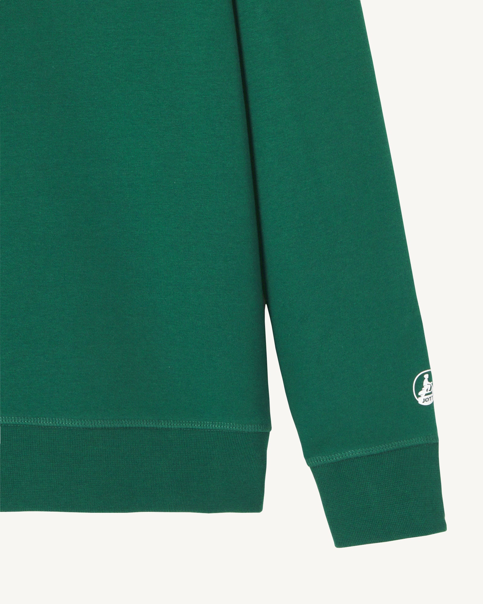 Sweat en coton biologique Vert foncé Elvas