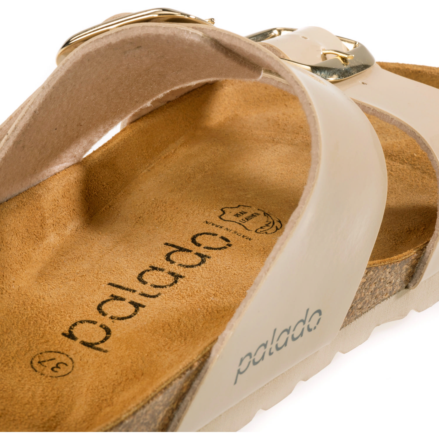 Palado Samos GS, Pantoletten, Damen, Lack Creme