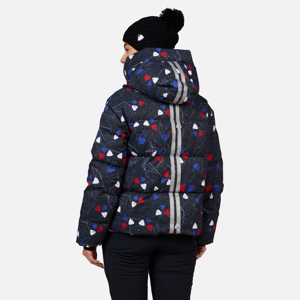 Damen-Daunenskijacke mit Print Ventina
