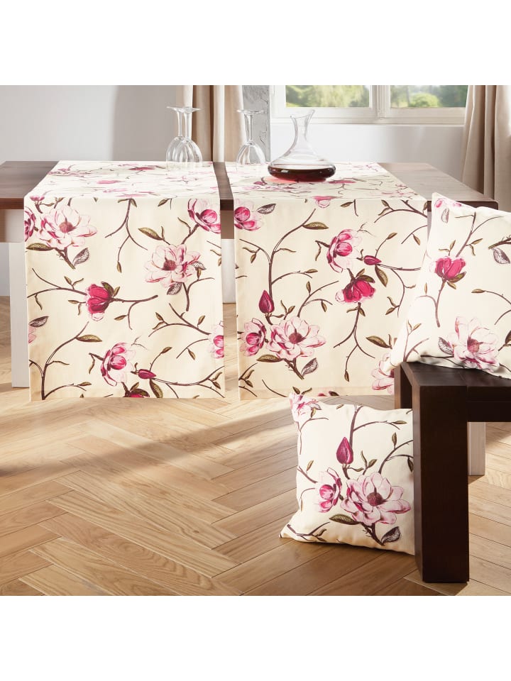 Erwin Müller Tischläufer in Magnolie günstig kaufen
