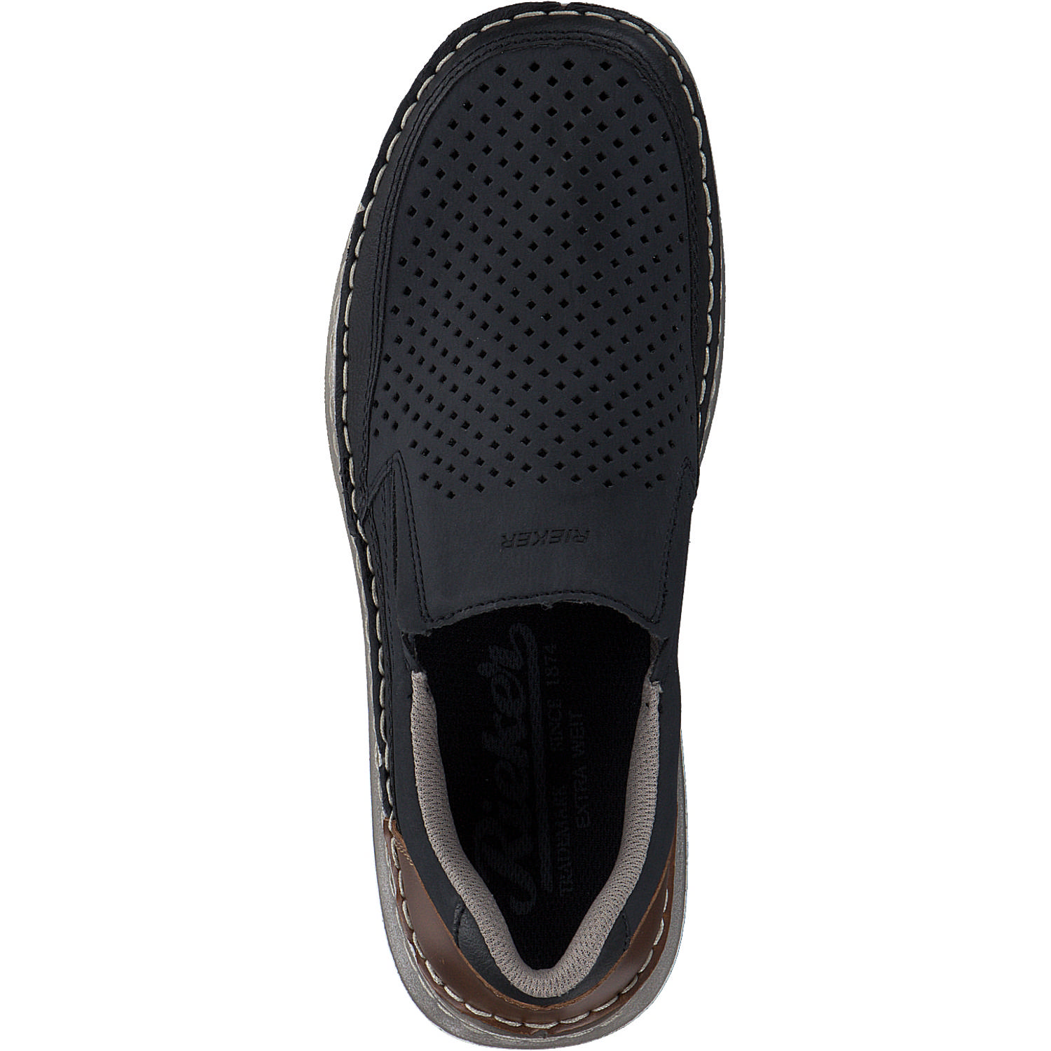Rieker 03079, Slipper, Herren, ozean/pazifik/amaretto