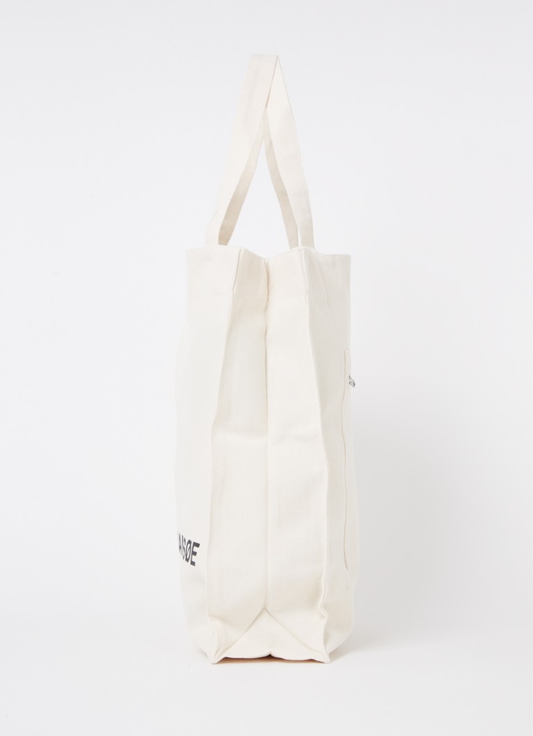 SAMSØE SAMSØE Luca shopper laget av lerret med logotrykk