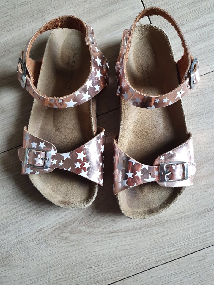 BIO PINGÜIN Sandalen in Bronze/ Weiß günstig kaufen 32