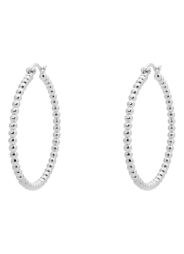 Orecchini a cerchio grandi in argento Anna + Nina Solstice