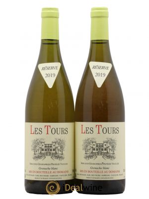 IGP Vaucluse (Vin de Pays de Vaucluse) Les Tours Grenache Blanc Emmanuel Reynaud  2019 - Lot de 2 Bouteilles