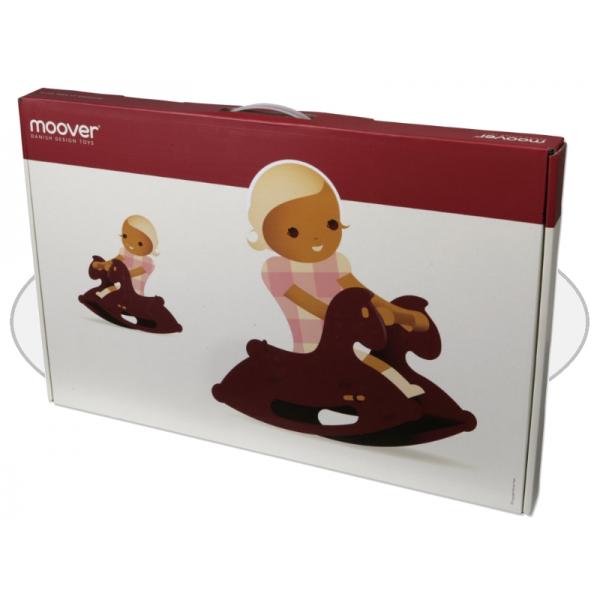 MOOVER Toys Schaukelpferd aus Holz (rot) / rocking horse