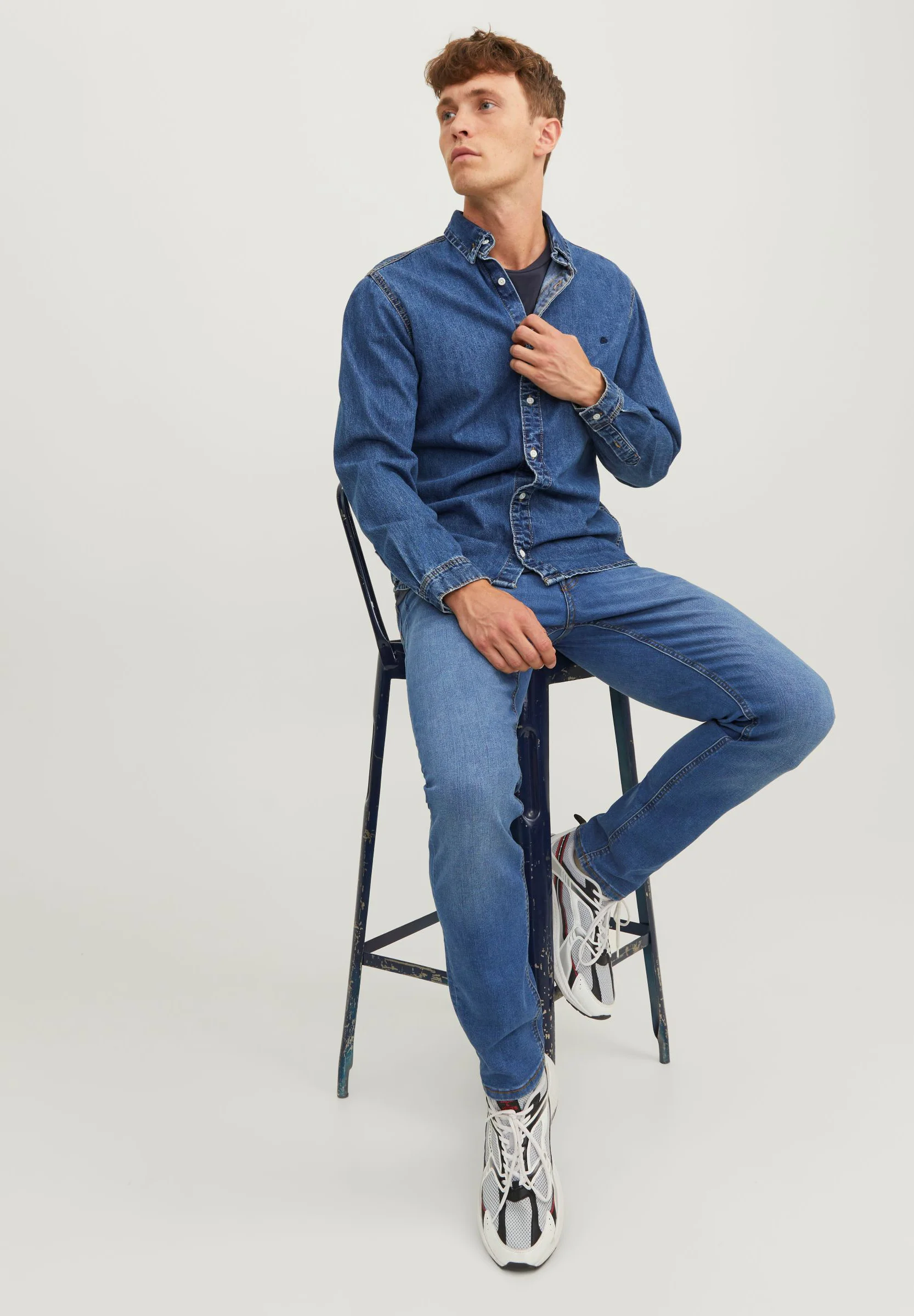 Jack & Jones JJIGLENN JJORIGINAL - Vaqueros ajustados
