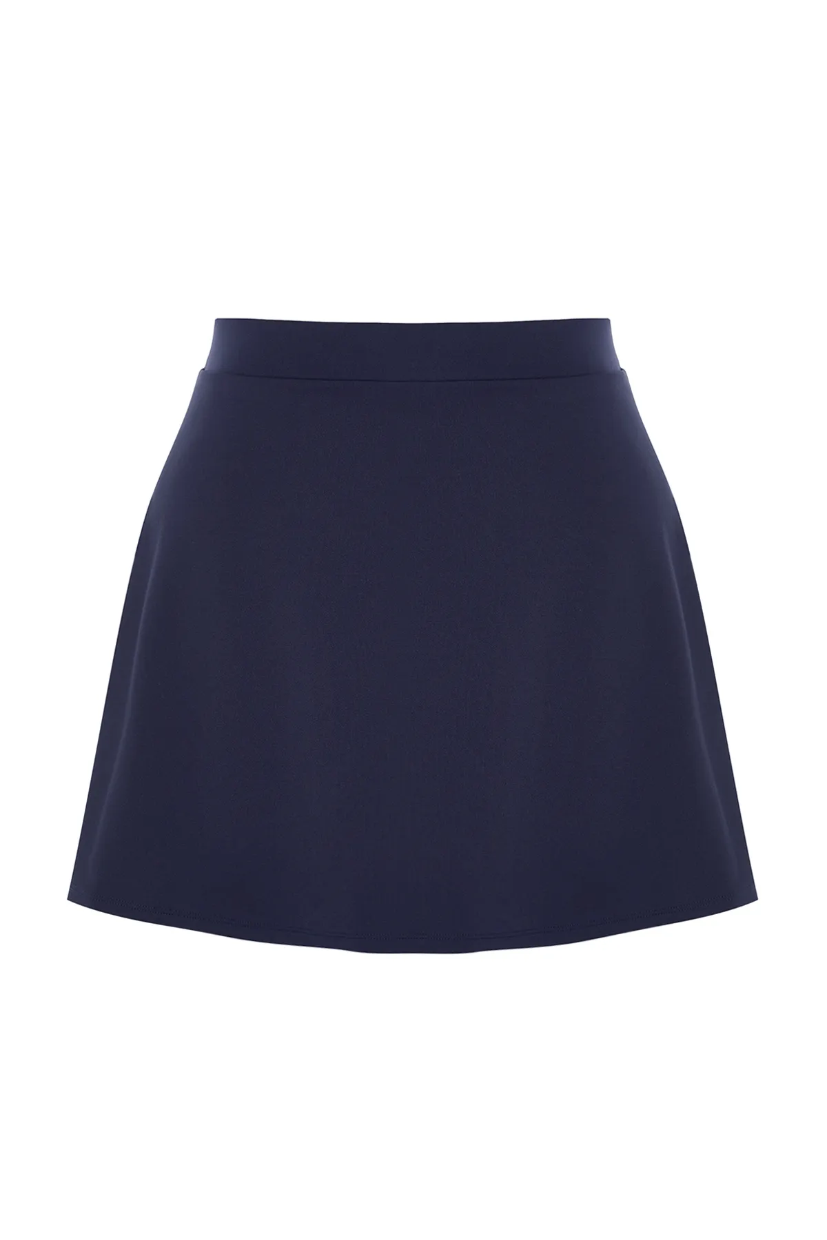 Trendyol Curve  Marineblauer 2-lagiger Sport-Shorts-Rock - TBBSS24AP00024
