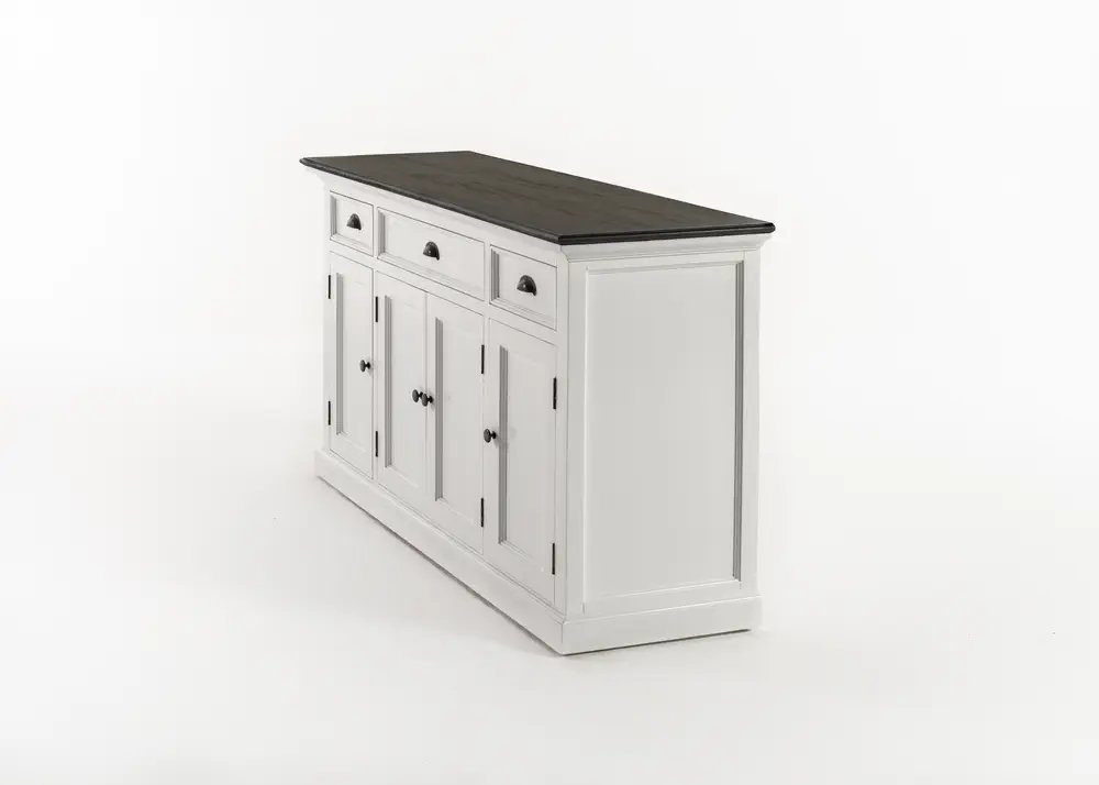 Novasolo Buffet Halifax Contrast Buffetschrank mit 4 Türen und 3 Schubladen