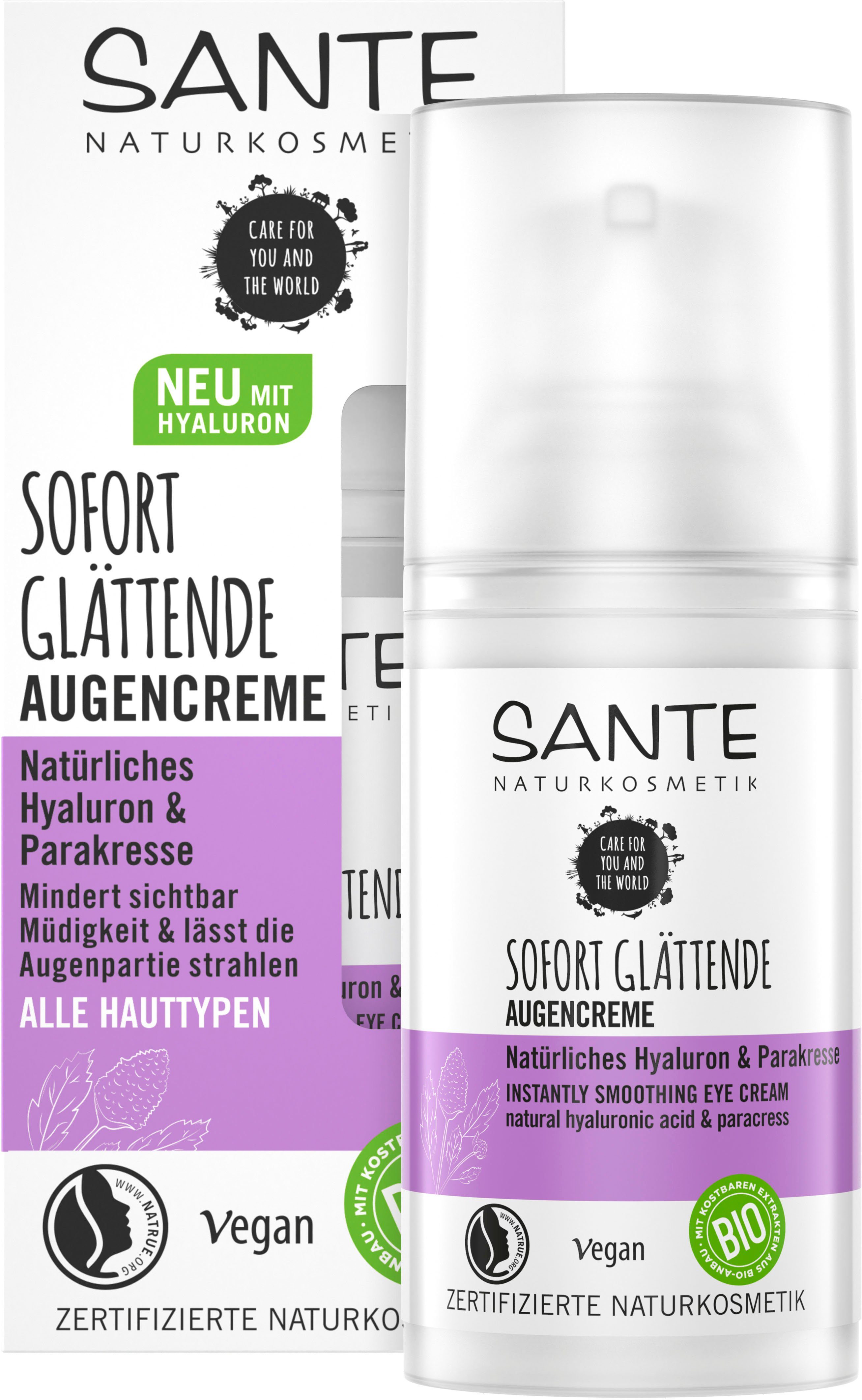 SANTE Augencreme Sofort Glättende Augencreme