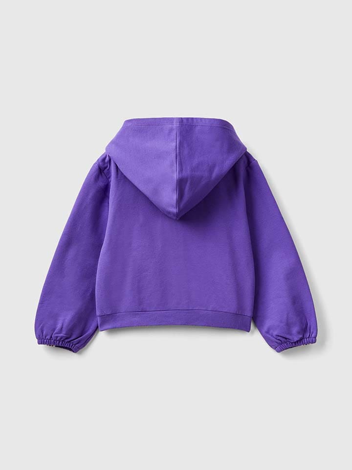Benetton Sweatjacke in Lila günstig kaufen