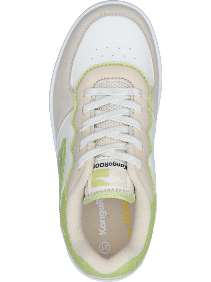 Kangaroos Schnürschuhe in blond wood/celery green günstig kaufen