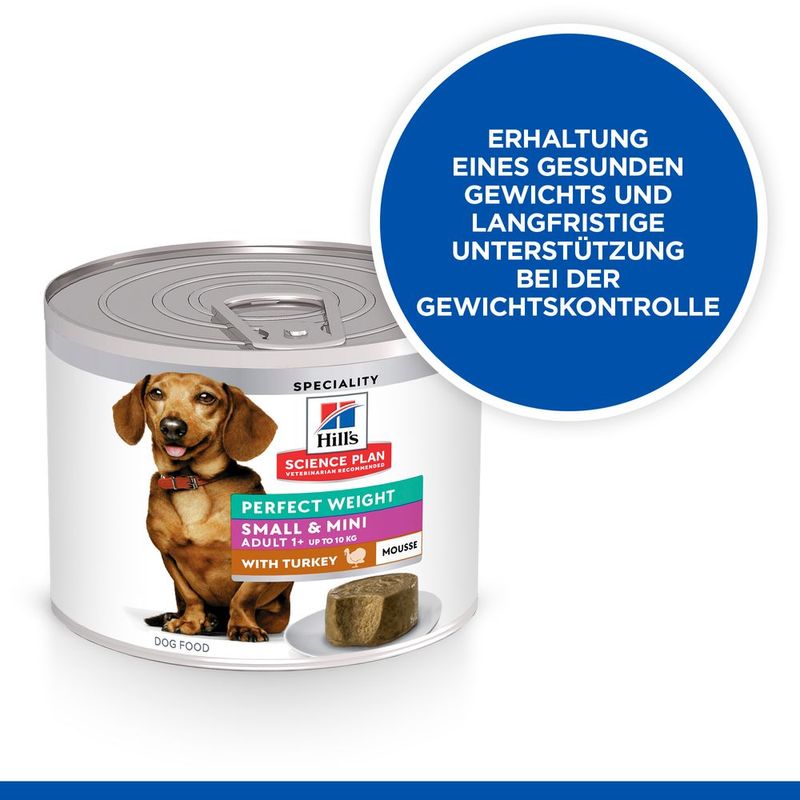 Hill's Science Plan Perfect Weight Adult Small & Mini Mousse