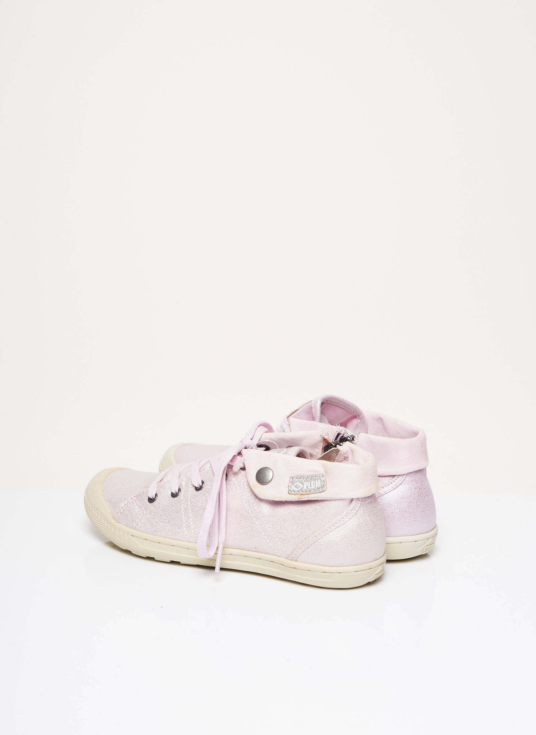 Palladium Baskets Fille couleur rose