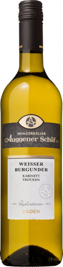 2022 Weißer Burgunder Kabinett trocken - Winzerkeller Auggener Schäf