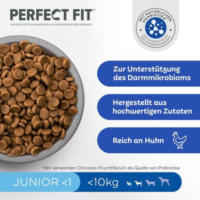 Perfect Fit Junior <1 (<10 kg) mit Huhn