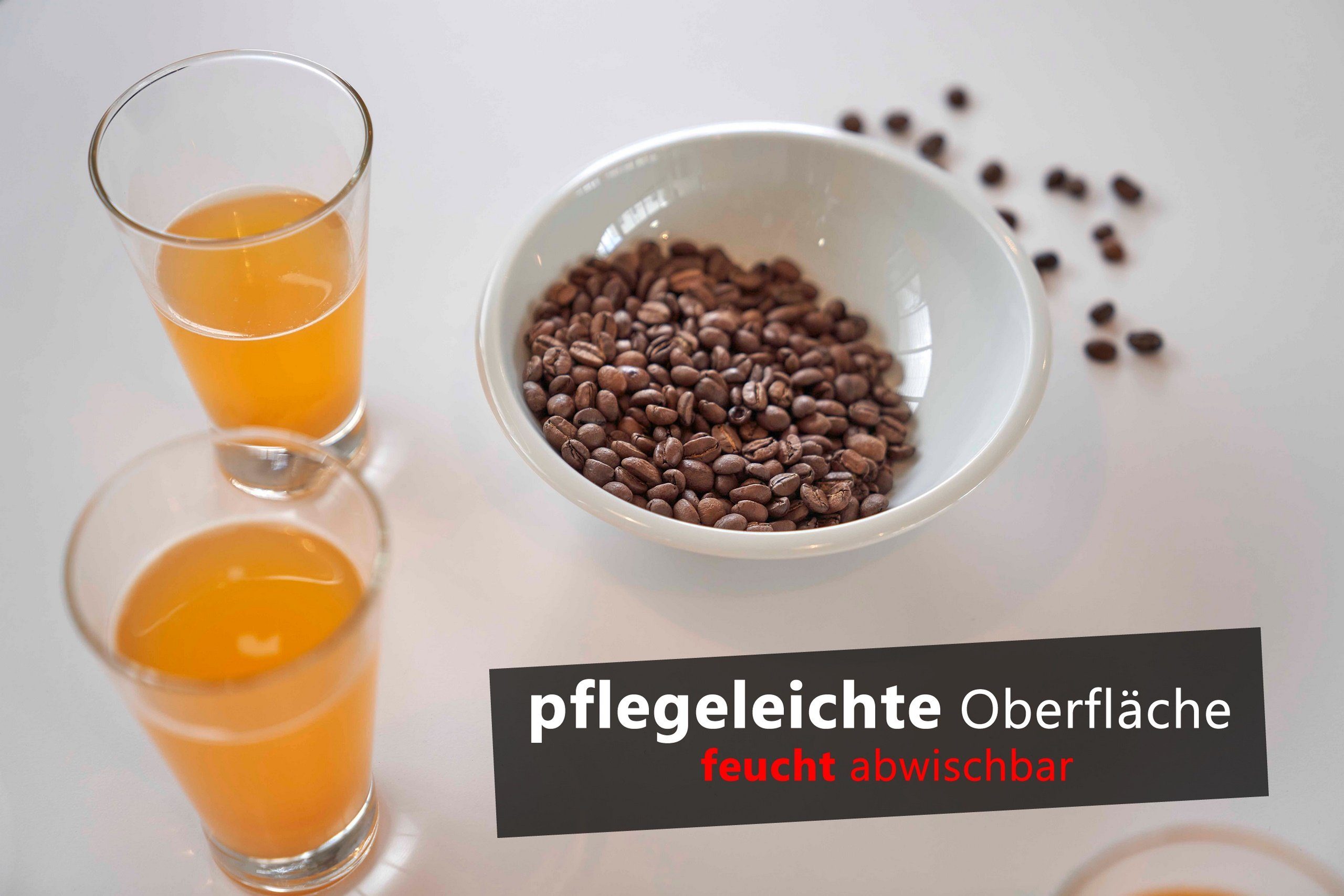 bümö Stehtisch Stehtisch eckig STH, Dekor: Grau - Gestell: Chrom