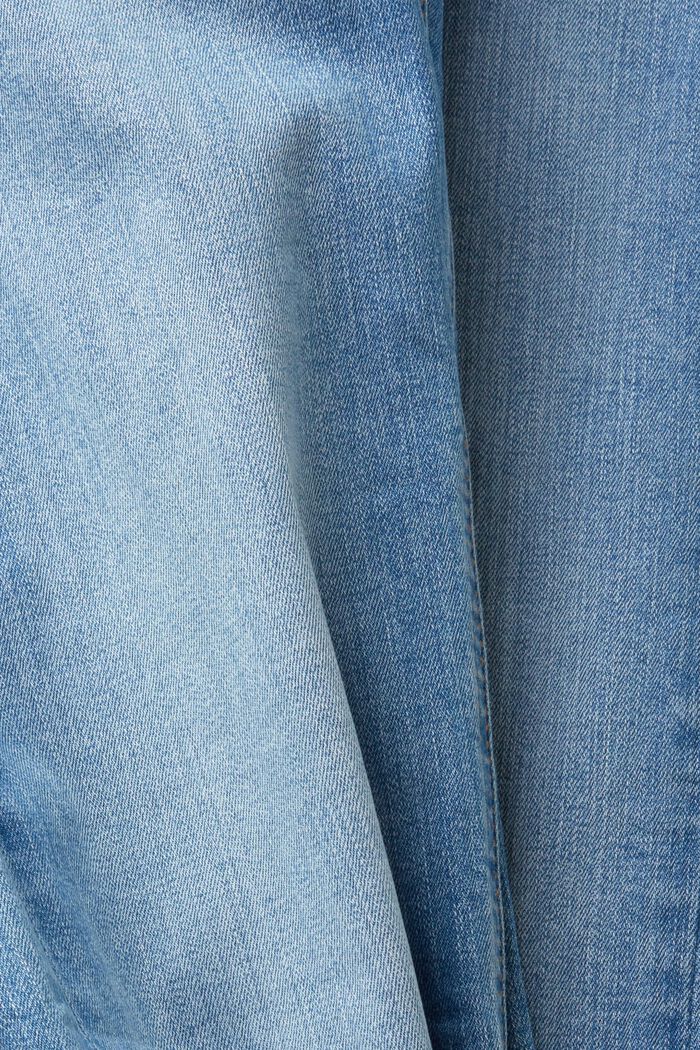 Cropped-Jeans mit mittelhohem Bund