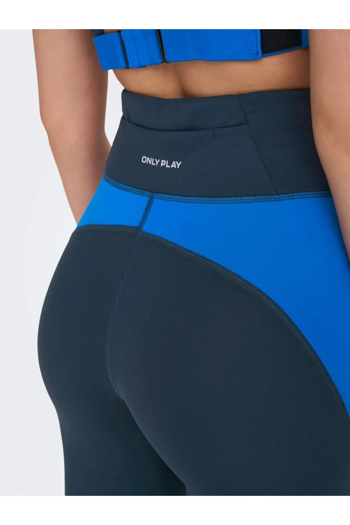Only Play  Sport-Leggings - Blau - Mittlerer Bund