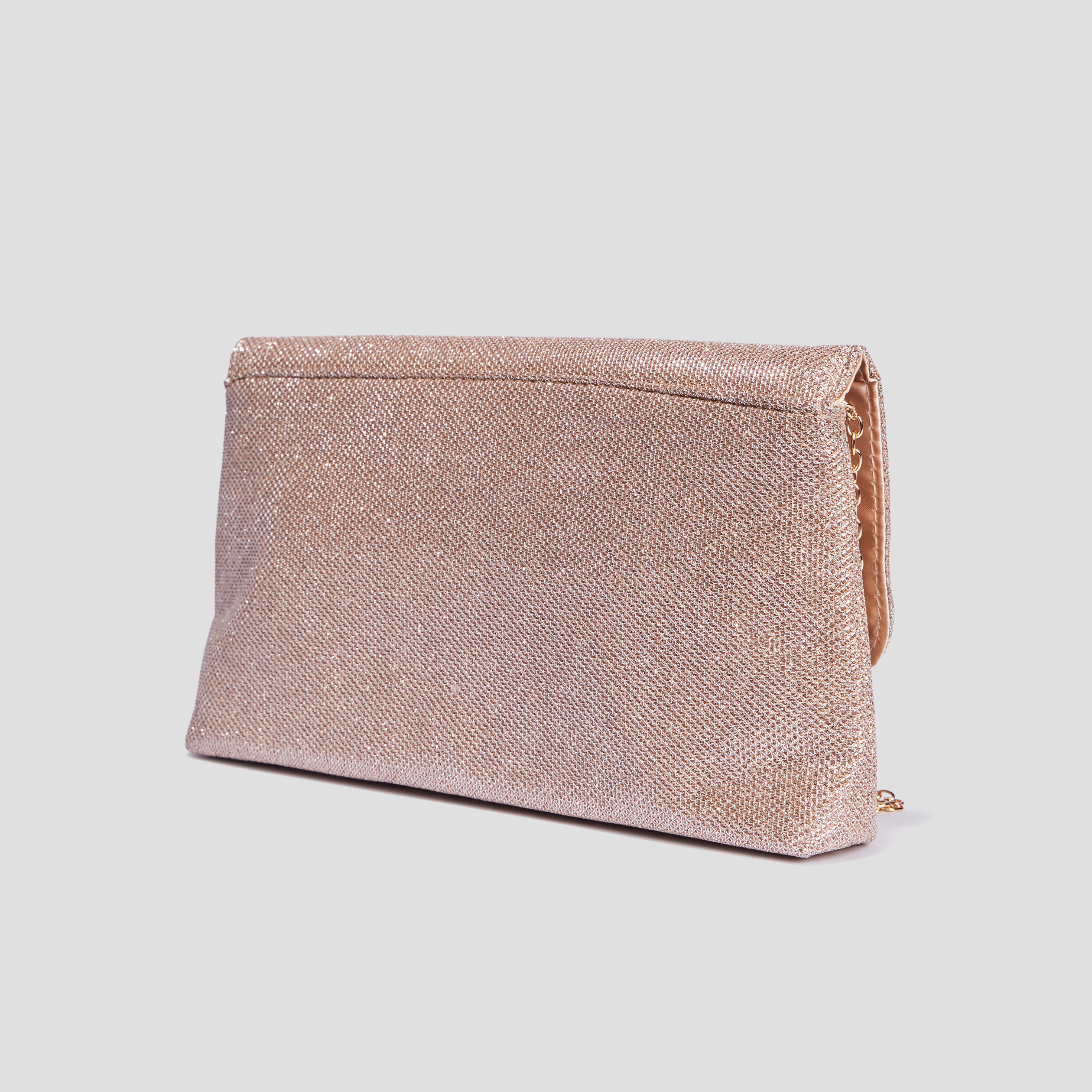 Sac pochette à paillettes couleur or femme | La Halle