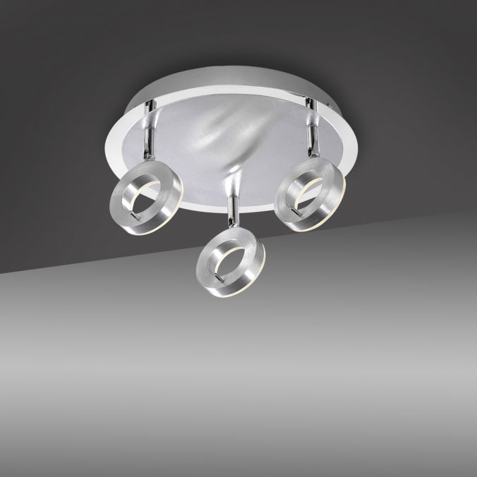 Paul Neuhaus Deckenleuchte Sileda Aluminium Ø 33,5 cm