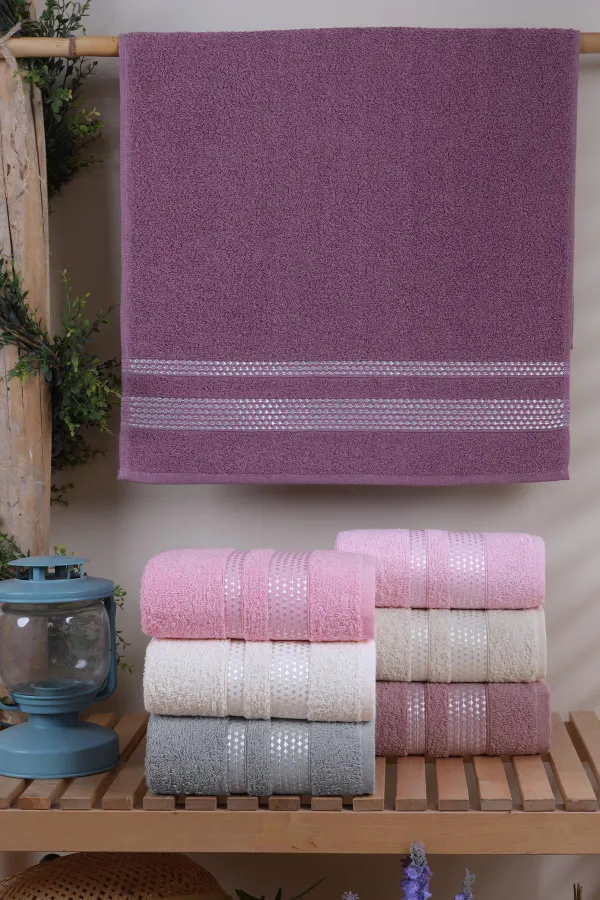 Cotonila  Tiny | 6er-Set 50x90 cm Hand- und Gesichtstücher | Baumwolle