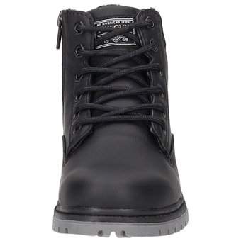 Top Gun Schnür Boots in schwarz