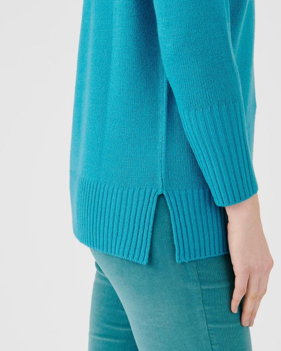 Pull tunique esprit marinière