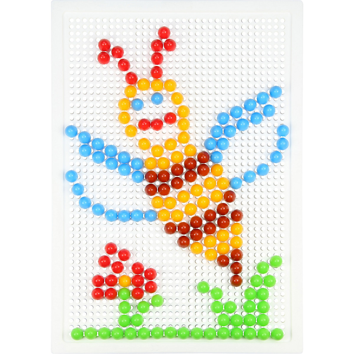 Mosaik Set color, 10 mm, 200 Stecker