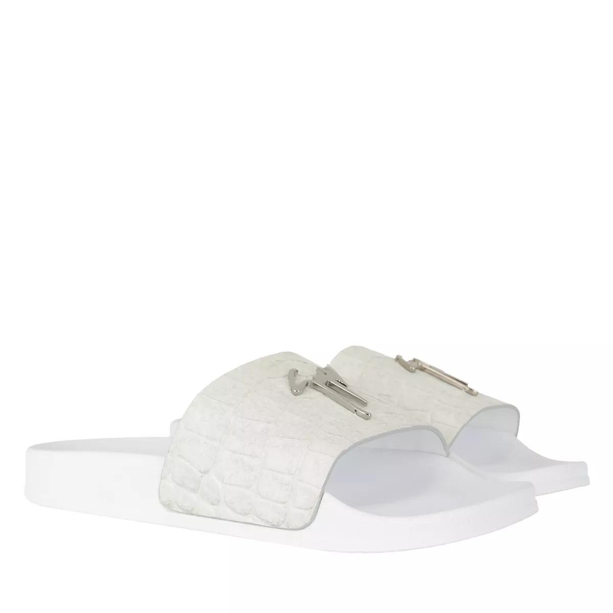 GIUSEPPE ZANOTTI Klassische Slipper weiss Slide