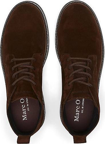 Marc O'Polo Desert-Boot aus softem Velours-Kalbleder