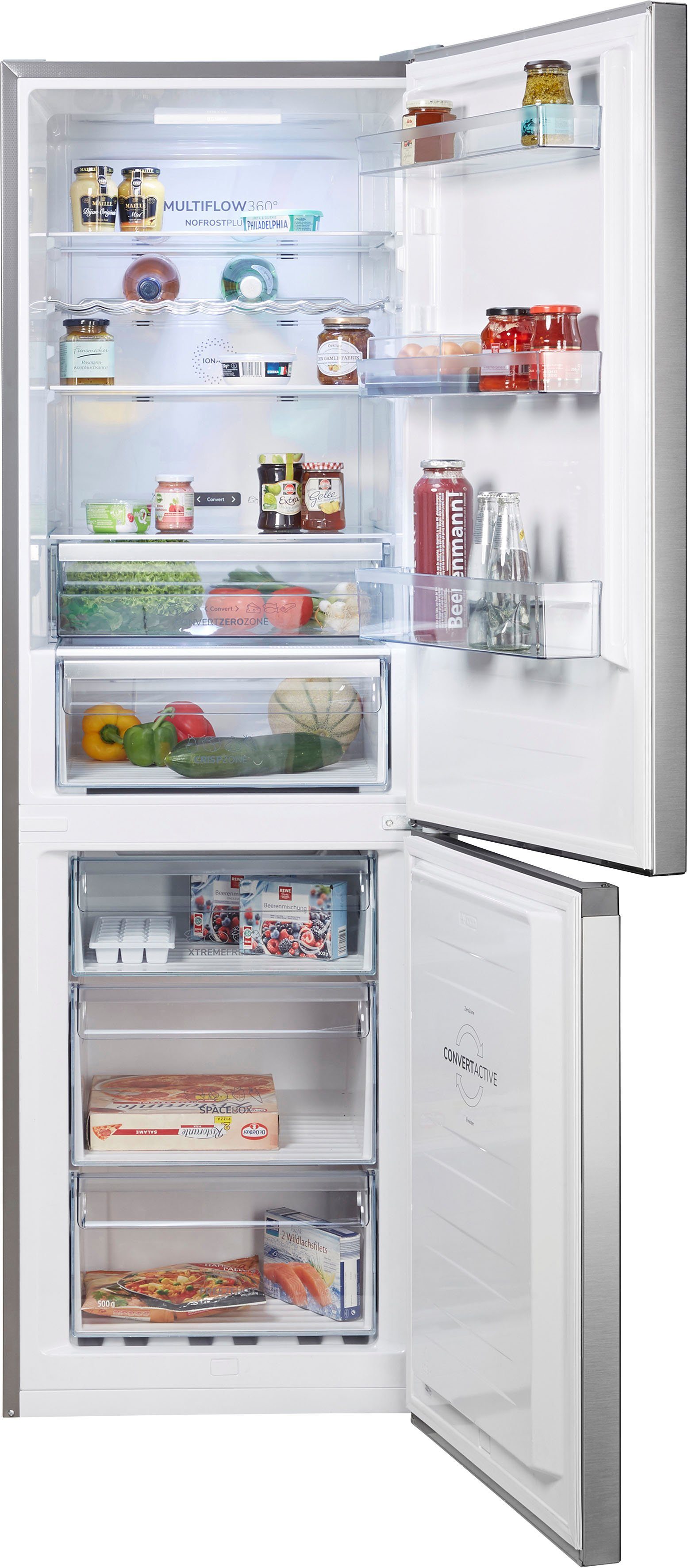 GORENJE Kühl-/Gefrierkombination NRC6194SXL4, 185 cm hoch, 60 cm breit