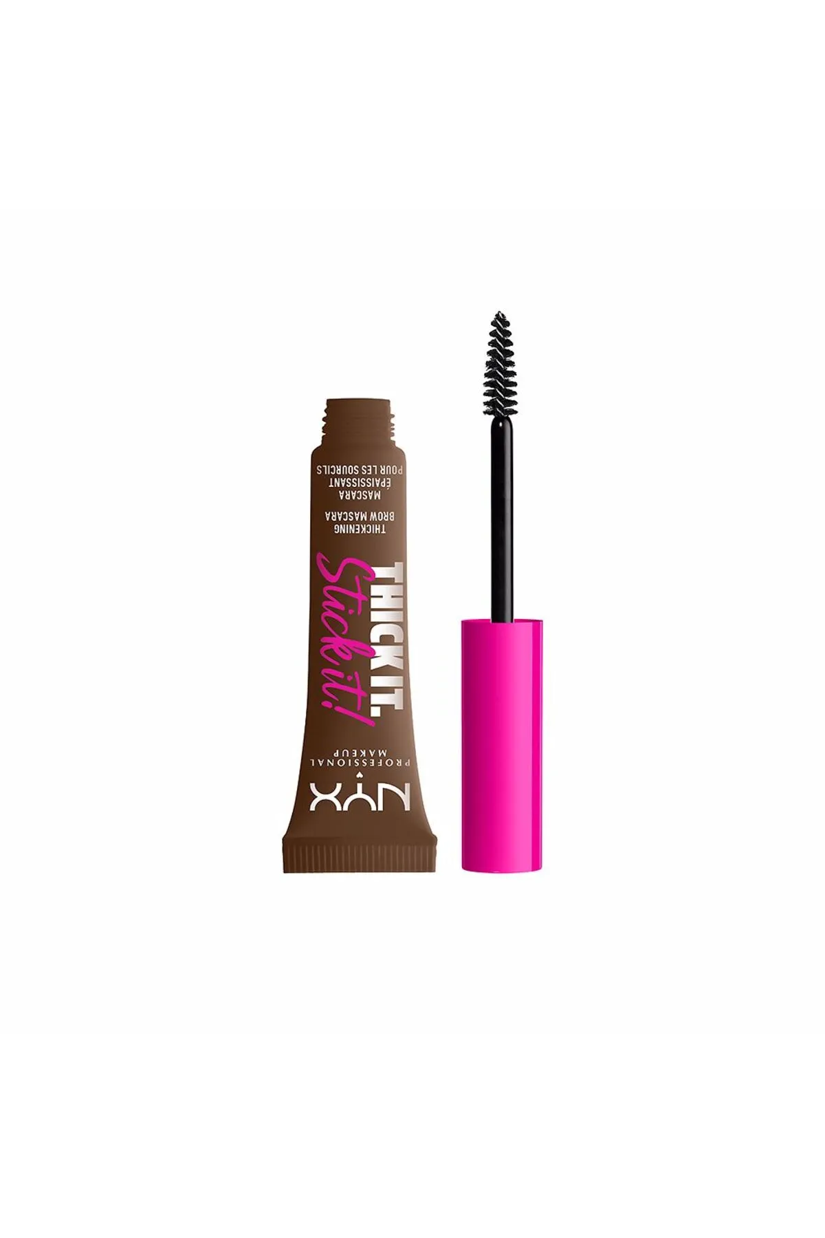 NYX Professional Makeup  Kreuzen Sie an. Bleib dran! Augenbrauen-Mascara #06-brünette