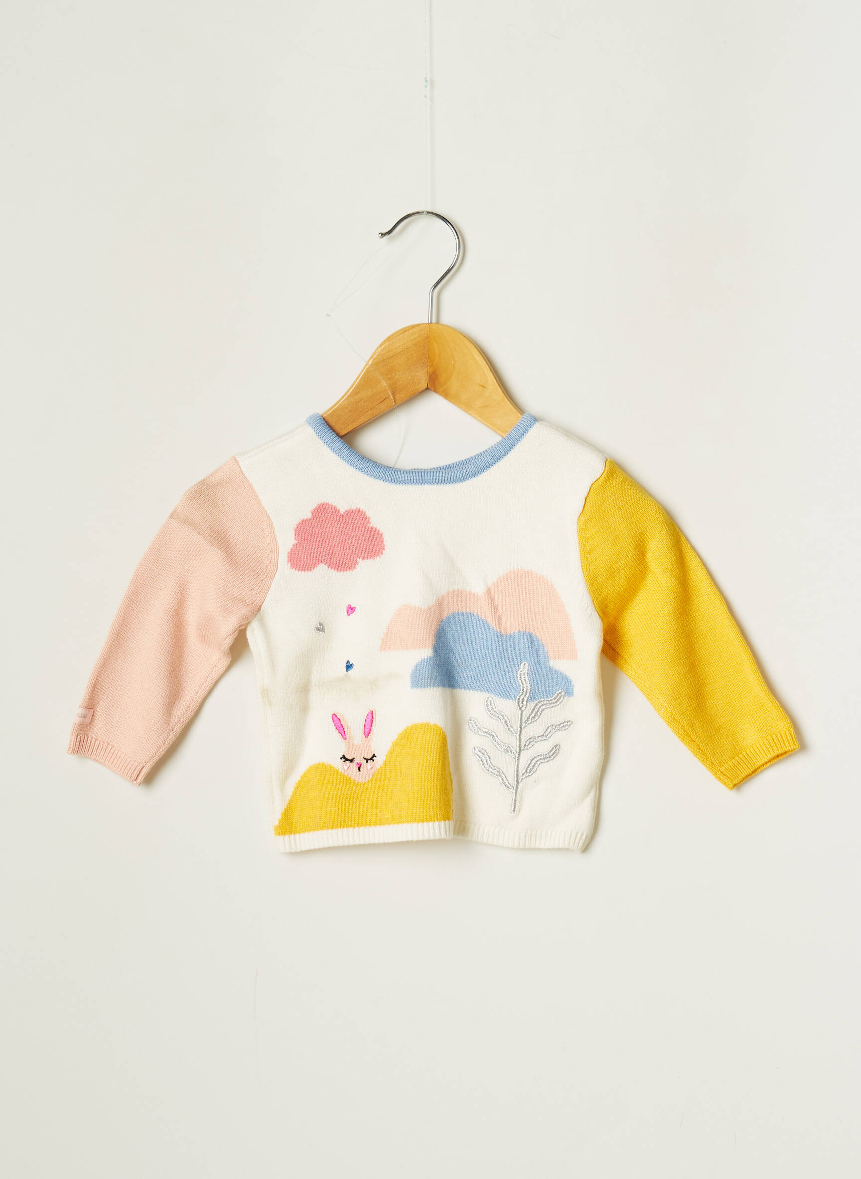 Catimini Fine Maille Fille couleur beige