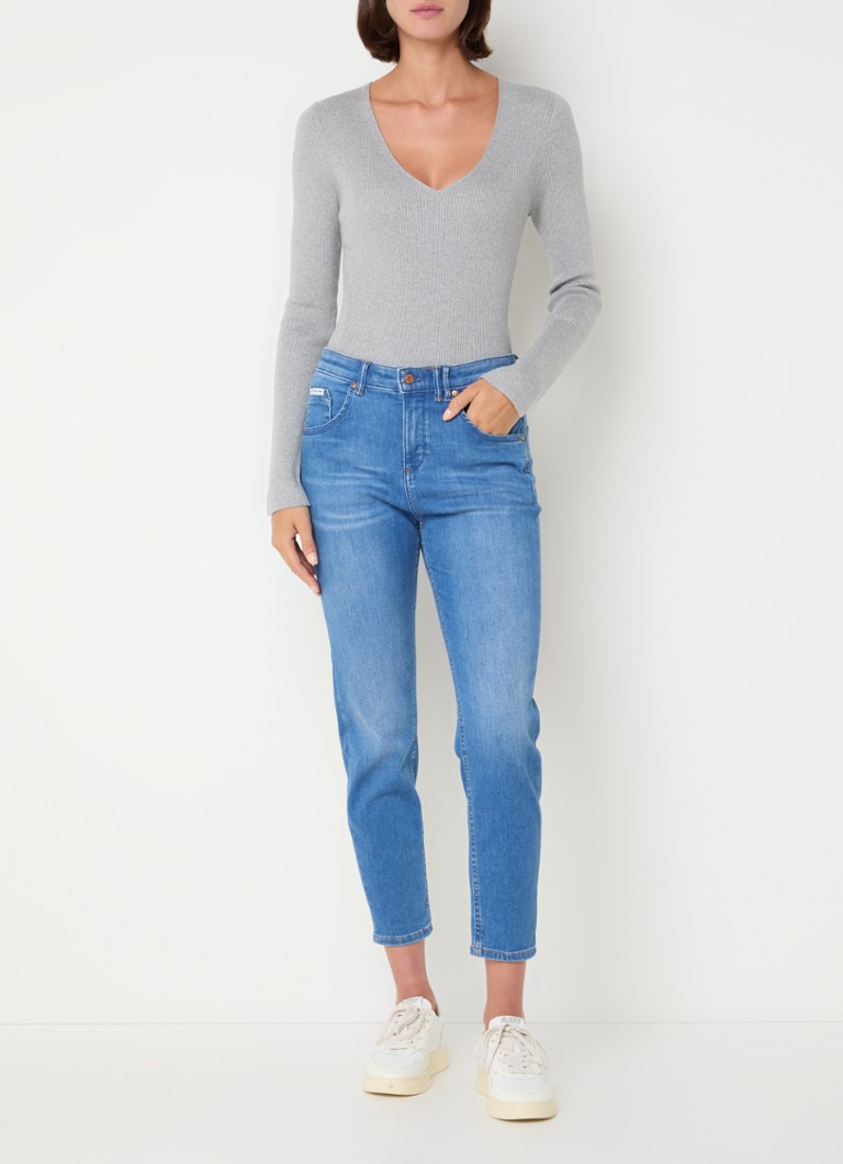 Marc O'Polo Ribbed V-Neck Top