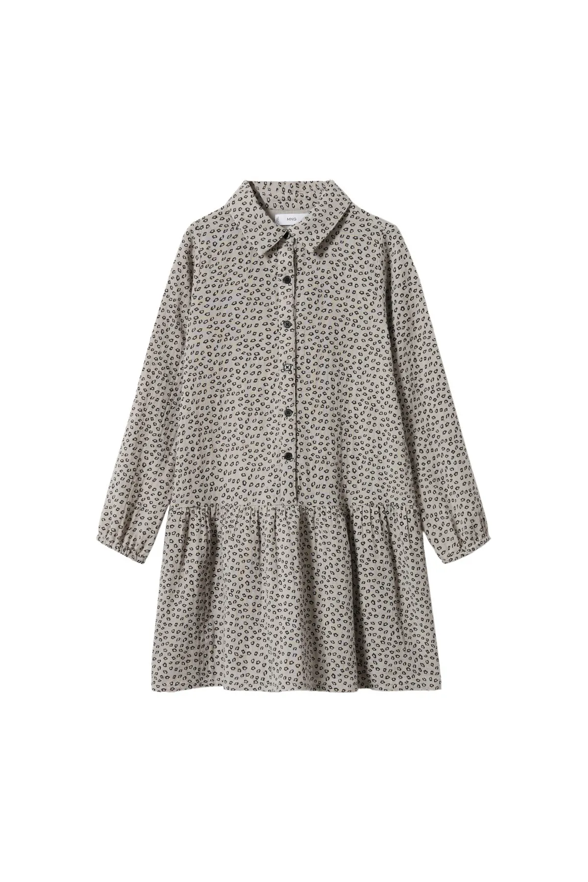 MANGO Kids  Graues Damenkleid 37045820