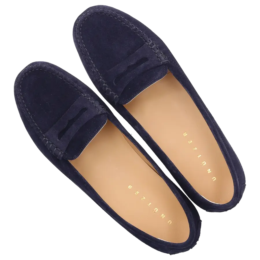 Unützer - Loafer U15000 Veloursleder - blau