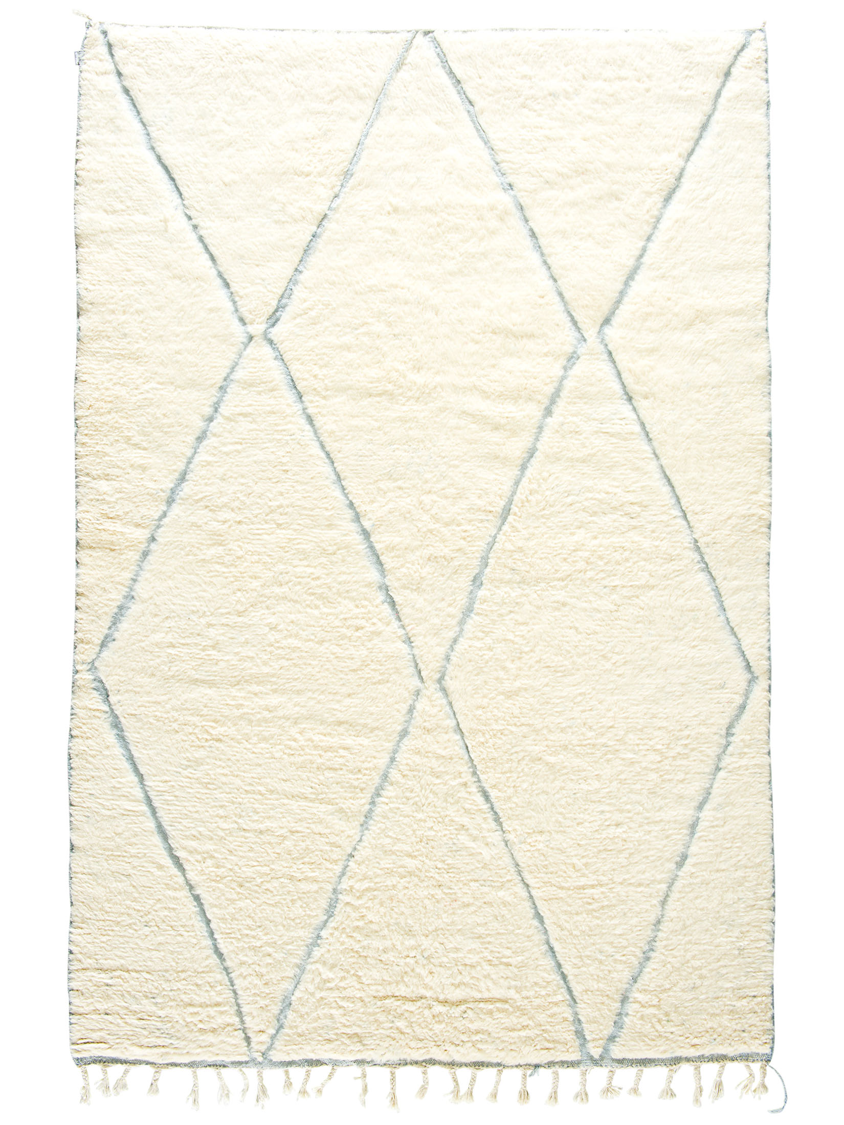 Beni Ourain ca. 202 x 288 cm, Unikat / Einzelstück