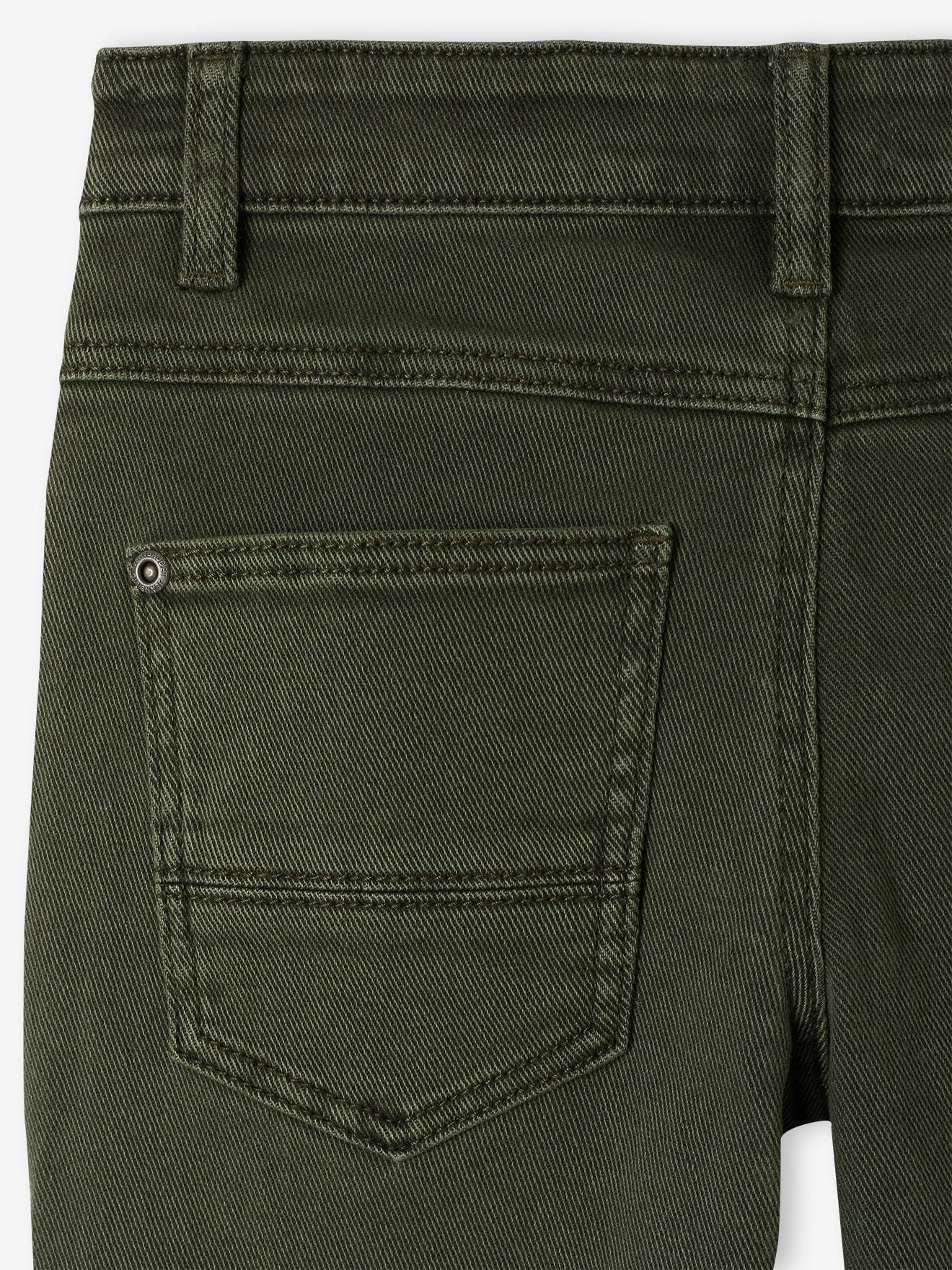 Vertbaudet Jungen Slim-Fit-Hose, Hüftweite REGULAR - schokolade