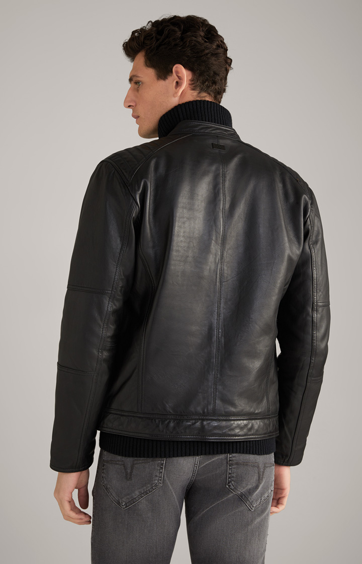 Lederjacke Baldo in Schwarz