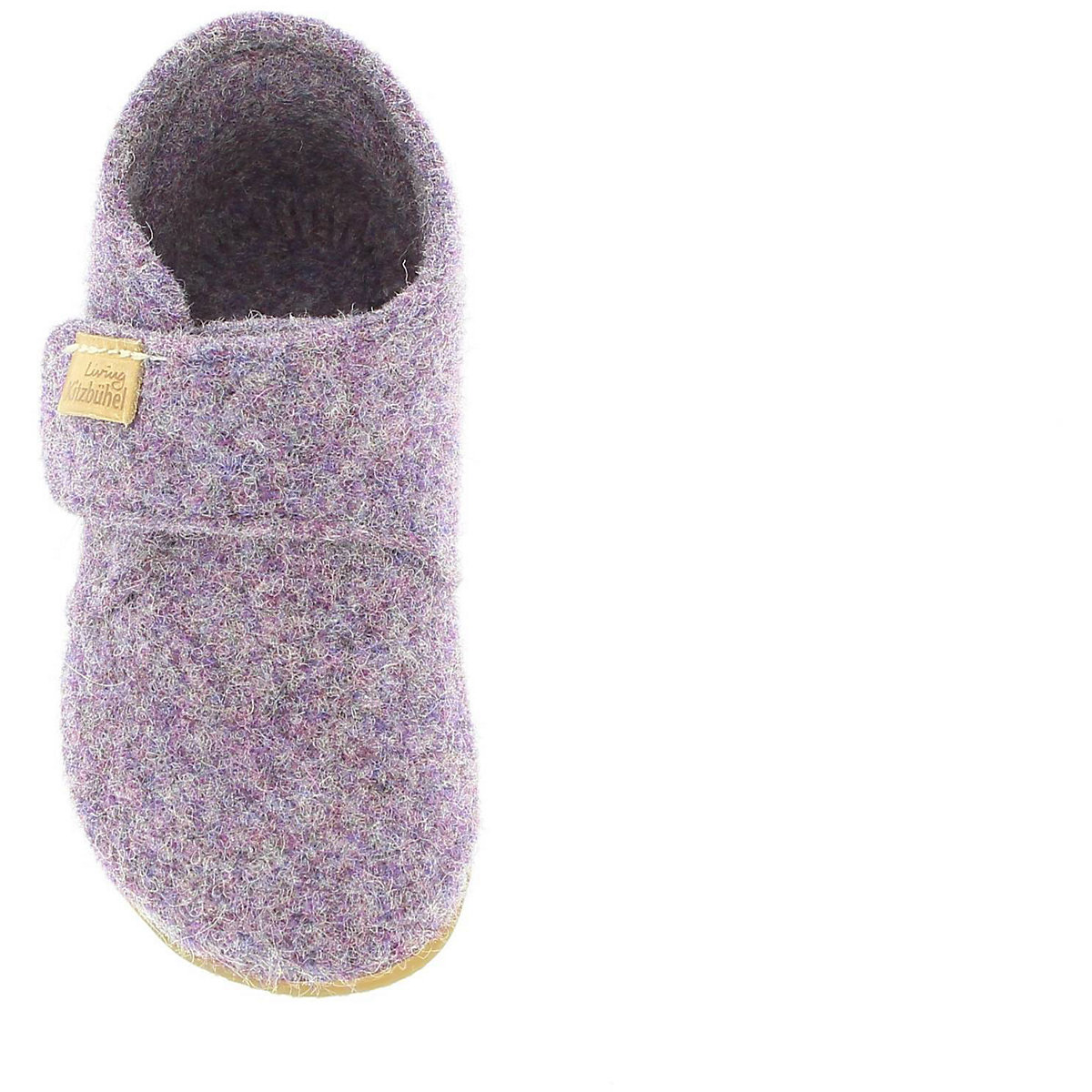 Babyklettschuh Filz unifarben Mauve Haze Ballerinas