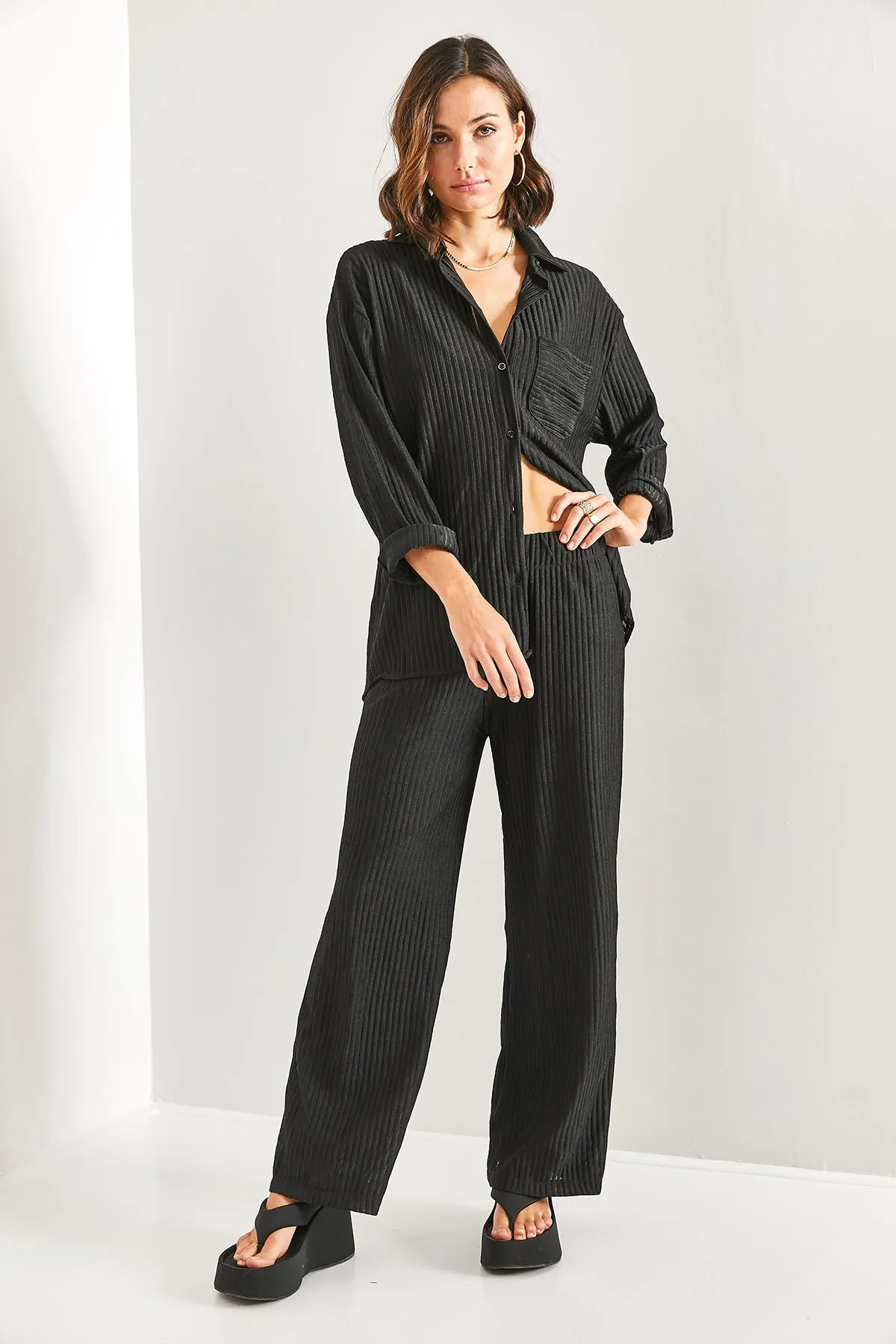 Bianco Lucci  Damen-Panorama-Doppelanzug 9222
